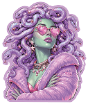 Fashion Diva Medusa  Precision Cut Decal